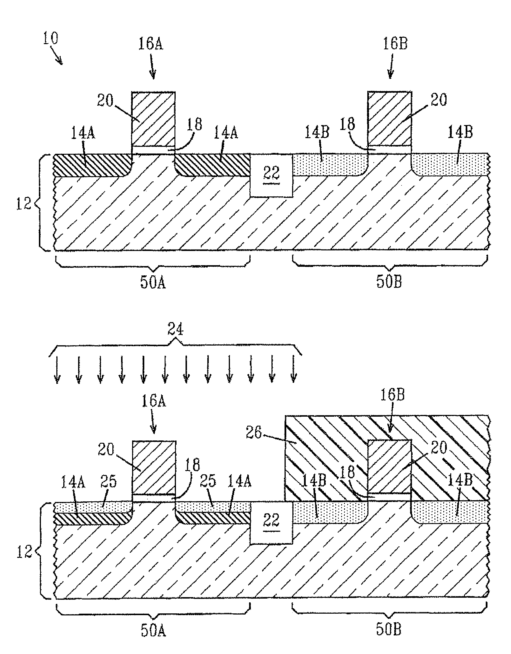 Method for tuning epitaxial growth by interfacial doping and structure including same