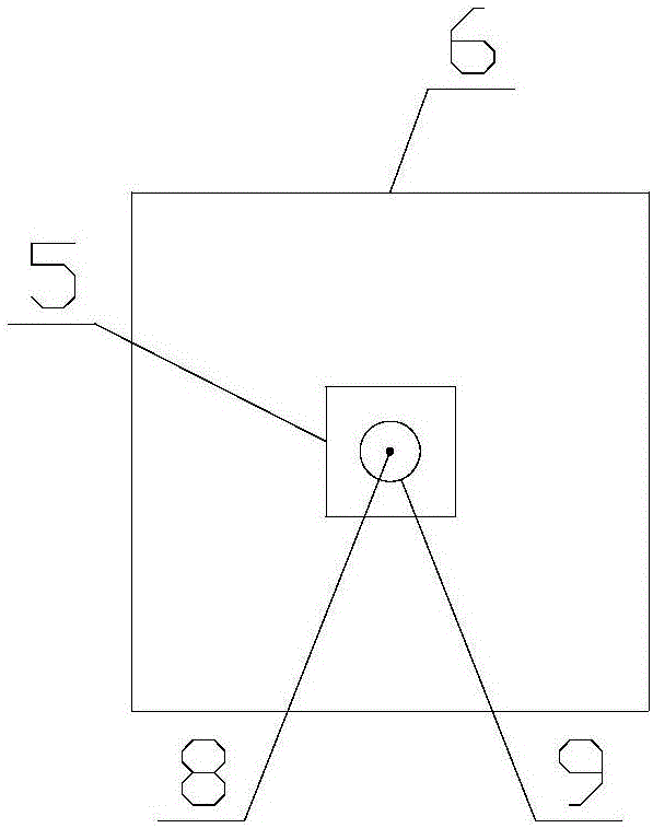 Production method of forced centering observation mark stake for precision engineering measurement