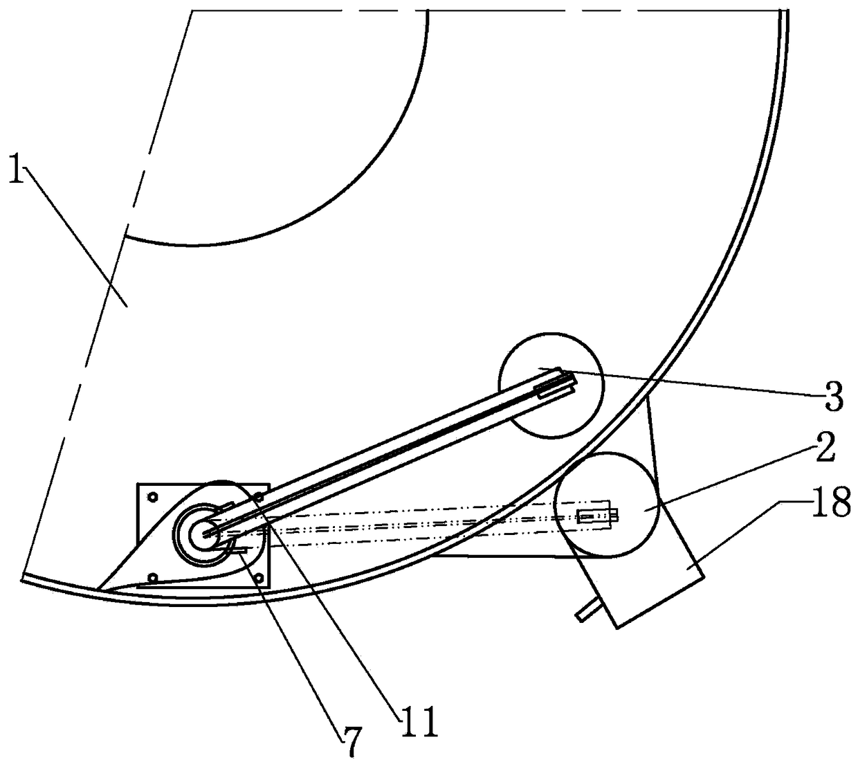 Automatic sampling device of new-type oil storage tank