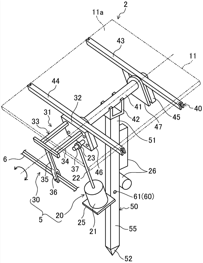 Photovoltaic panel unit, photovoltaic power generation system, and method for installing photovoltaic power generation system