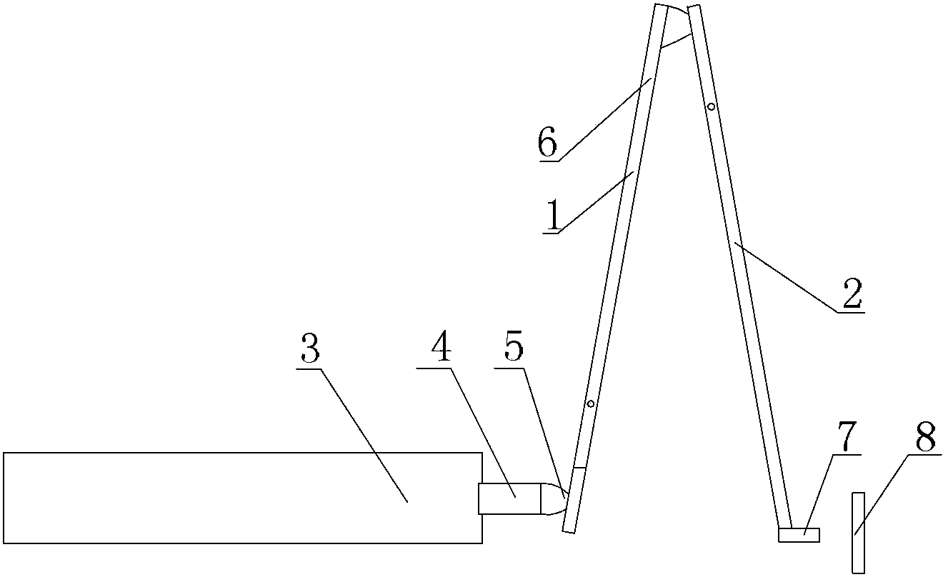 Magnetostriction mechanical device for magnetic field sensing