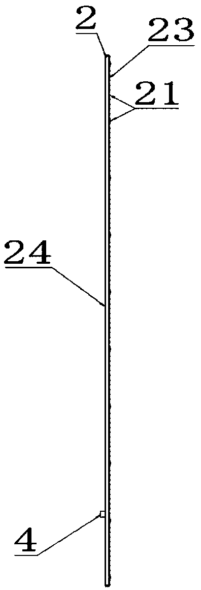 Direct type backlight module and display terminal