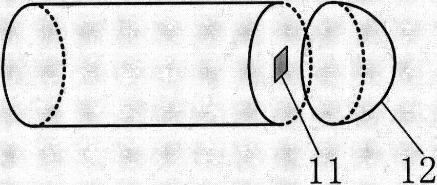 Array light projection device with adjustable images