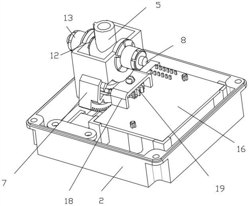 Electronic gear shifter assembly with lifting or lying-down shifting button with self-locking function