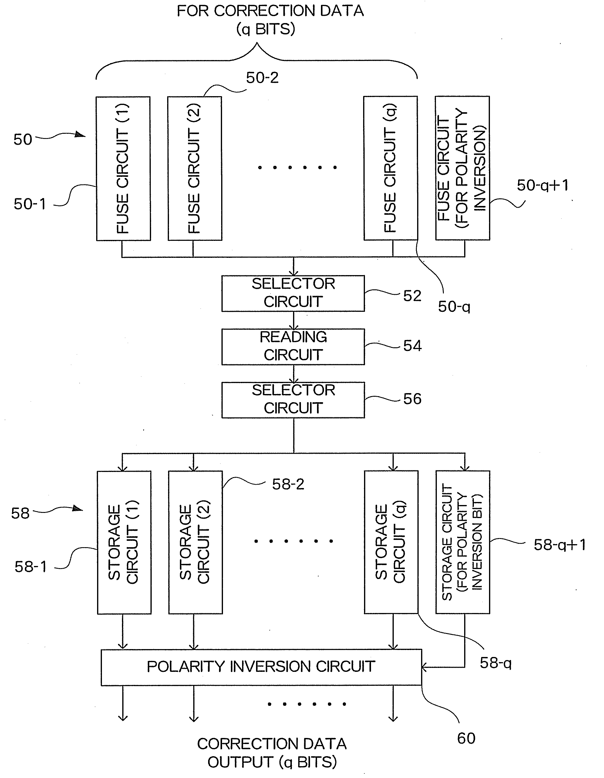 Fuse reading circuit