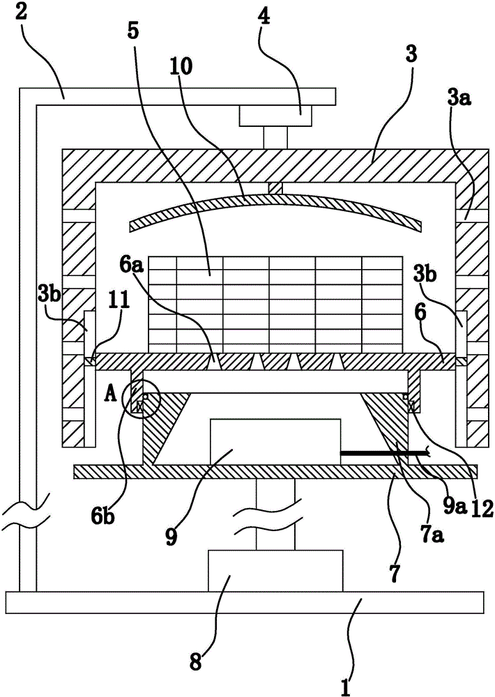 Medicinal material drying device for pharmacy