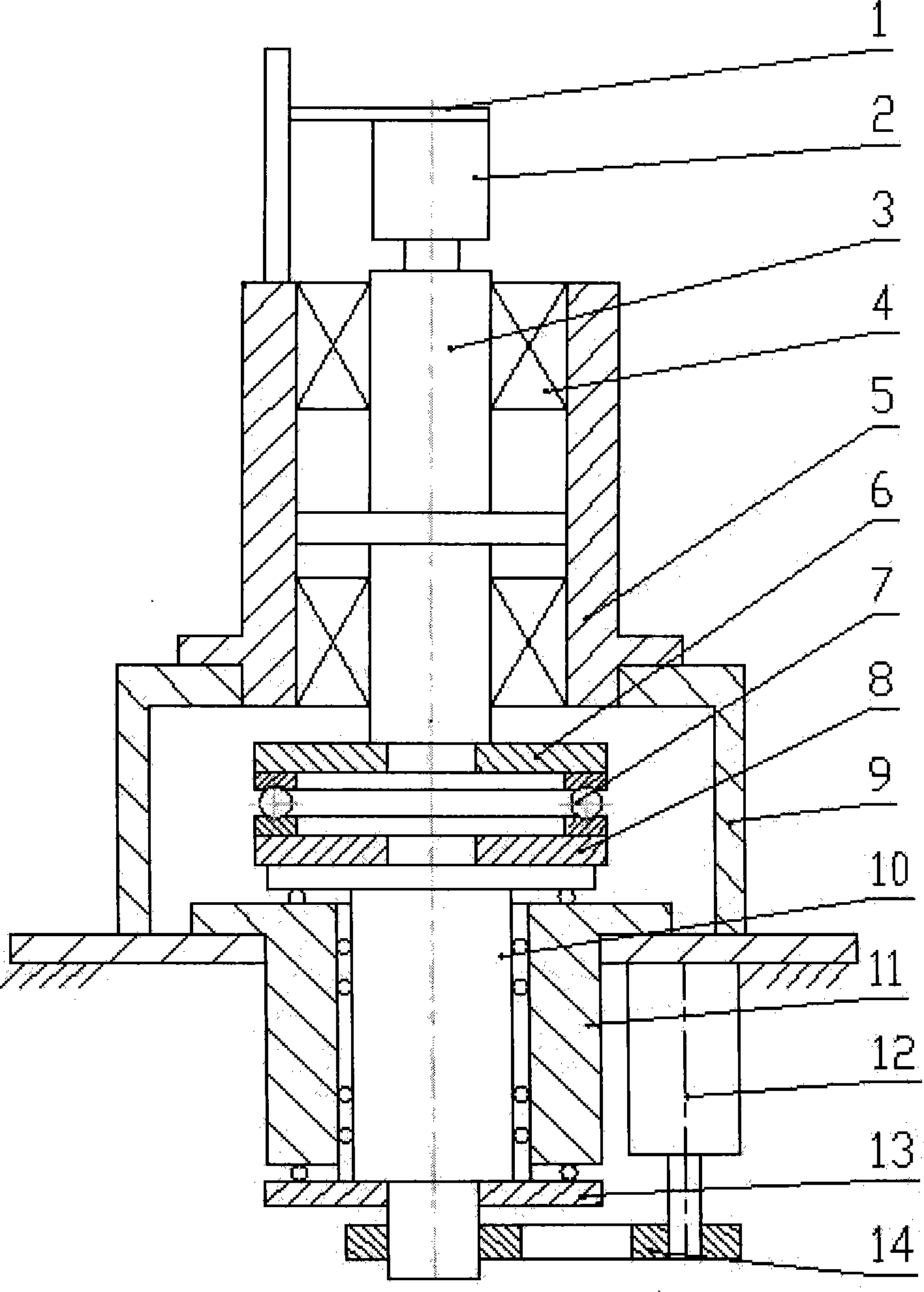 Thrust bearing friction torque measurement method and measurement apparatus