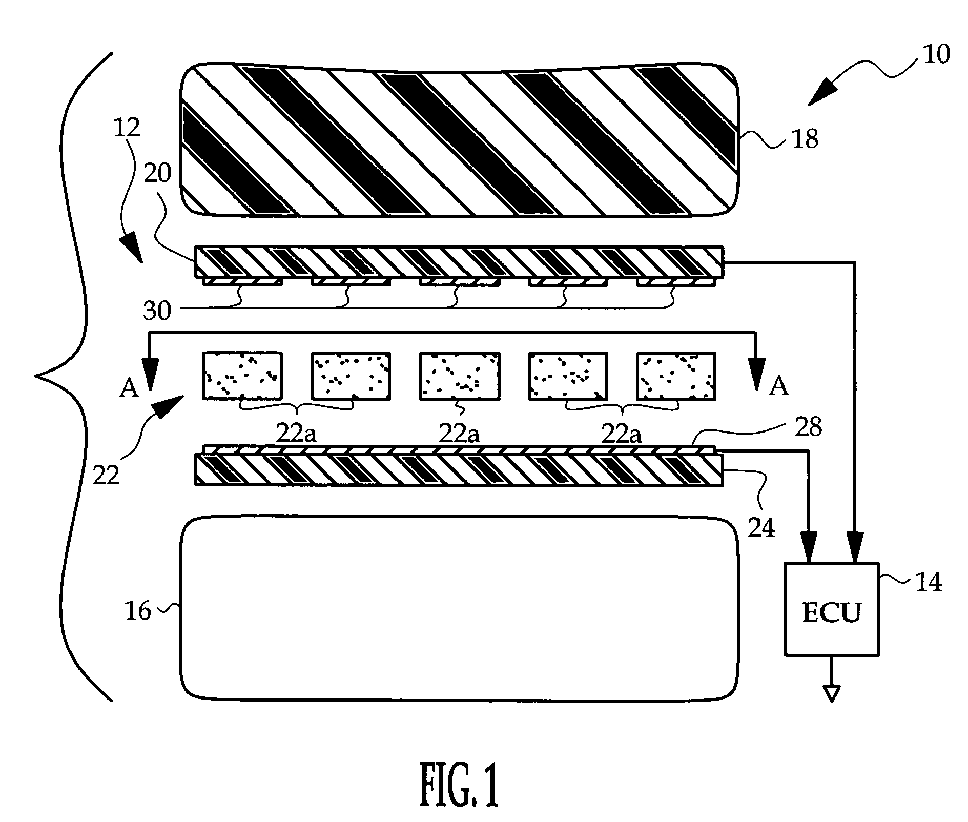 Capacitive load cell apparatus having silicone-impregnated foam dielectric pads