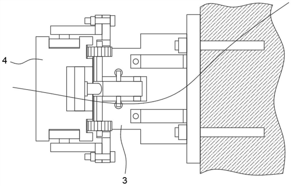 Automatic climbing device for scaffold