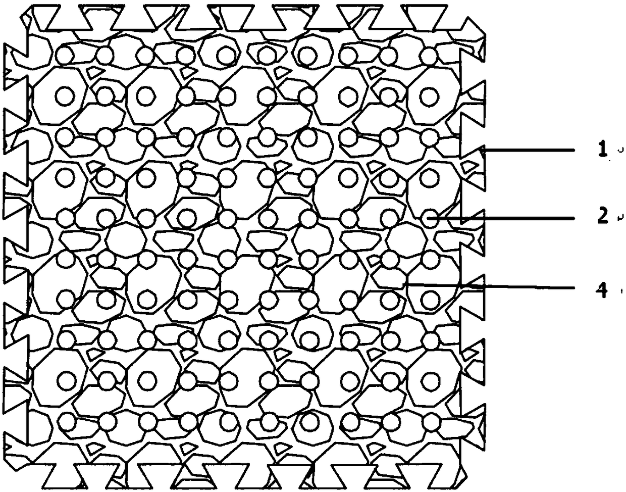 Environment-friendly water-pervious PVC (polyvinyl chloride) plastic track and manufacturing method thereof