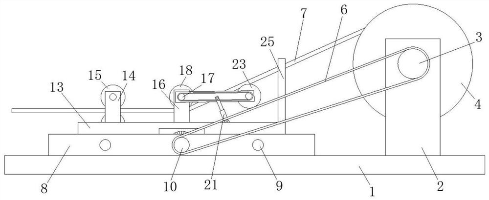 Winding device for armored platinum-rhodium wire production