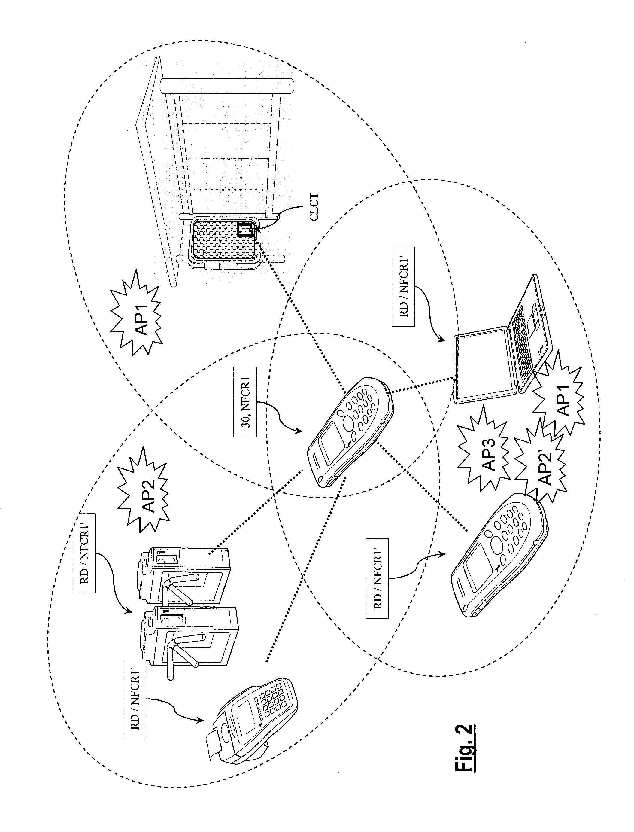 Method and Device for Managing Application Data in an NFC System