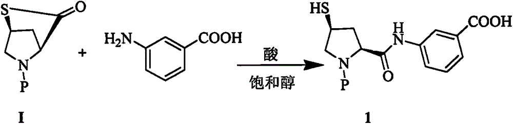 Improved manufacturing method of ertapenem side chain