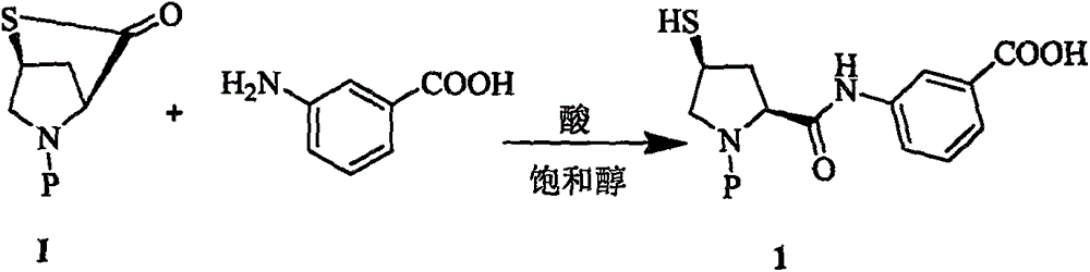 Improved manufacturing method of ertapenem side chain