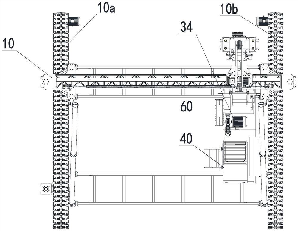 A gantry-type double-pipe inserting machine and its inserting method