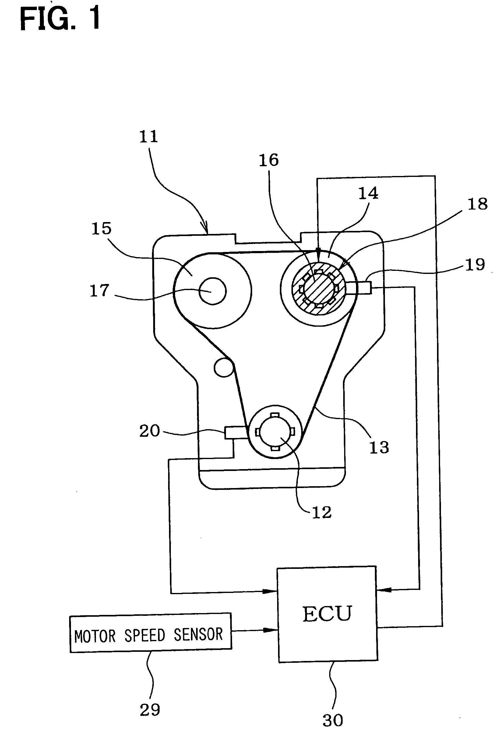 Variable valve timing control device of internal combustion engine