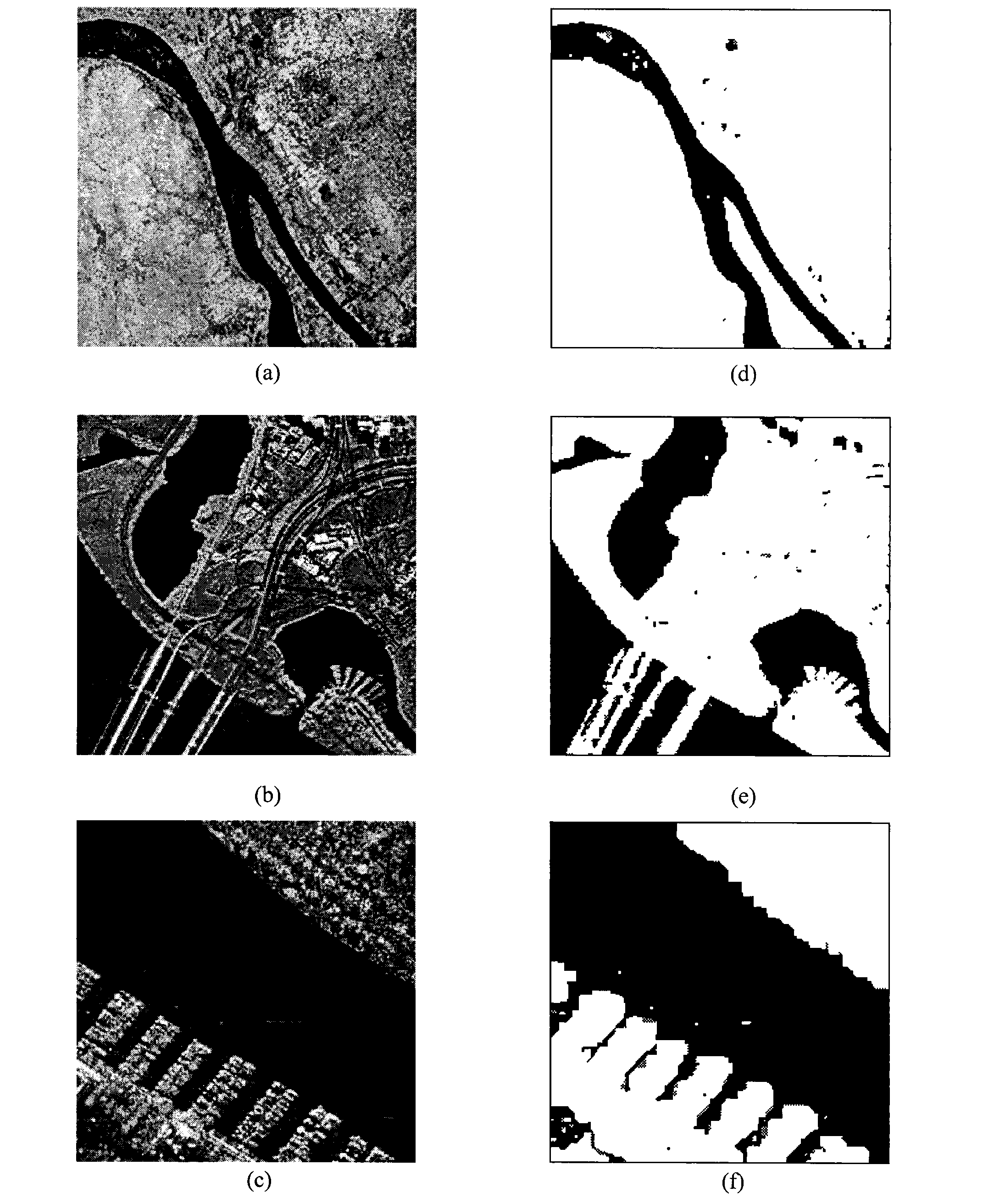 Method for segmenting three Markov field SAR image based on Gabor characteristic