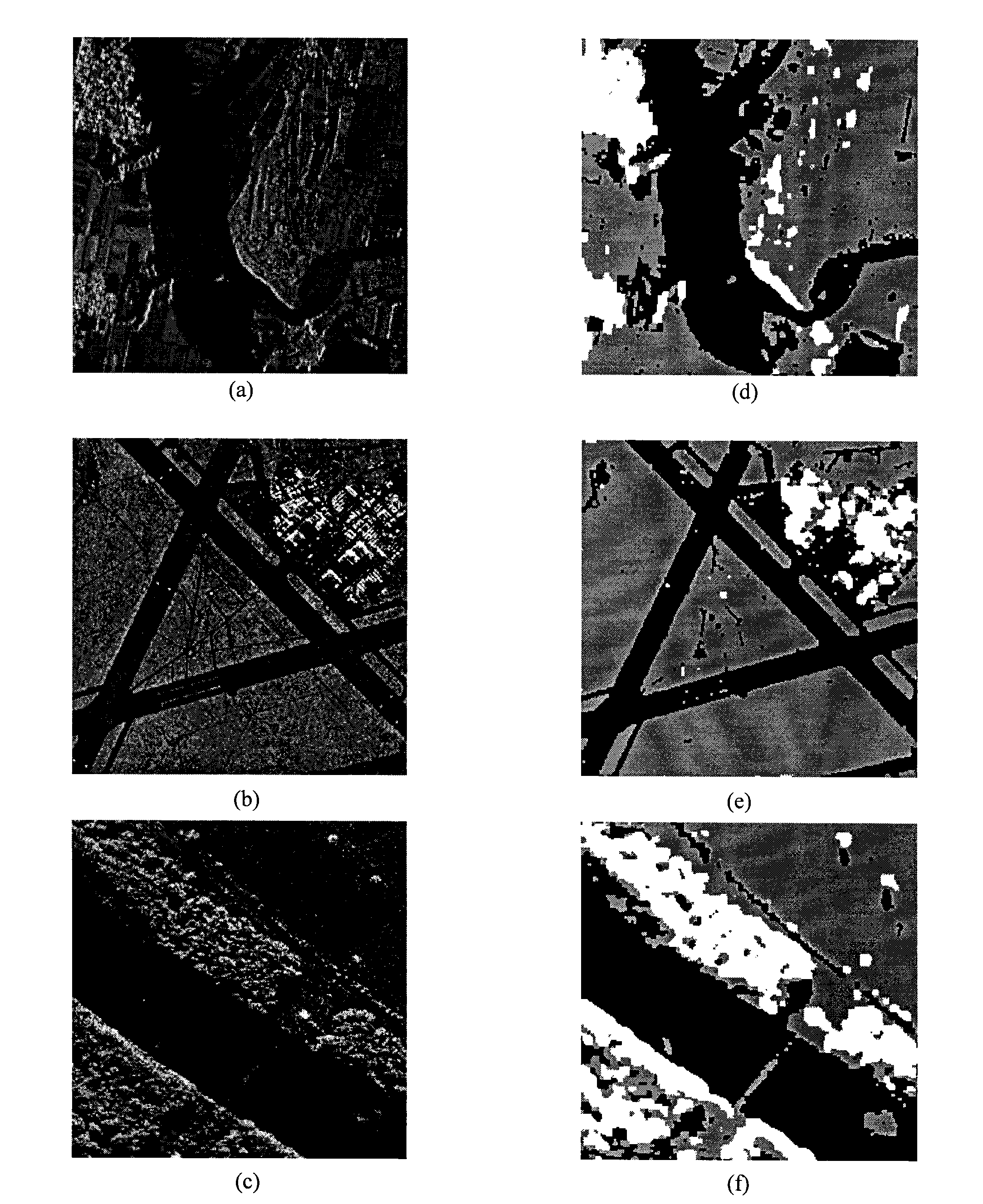 Method for segmenting three Markov field SAR image based on Gabor characteristic