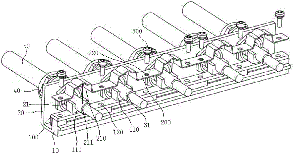 Electromagnetic shielding structure for quick pressed cables