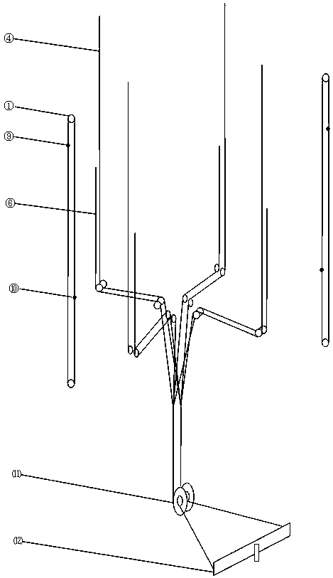 Out-of-phase multi-variable suspension full-motion flapping wing aircraft