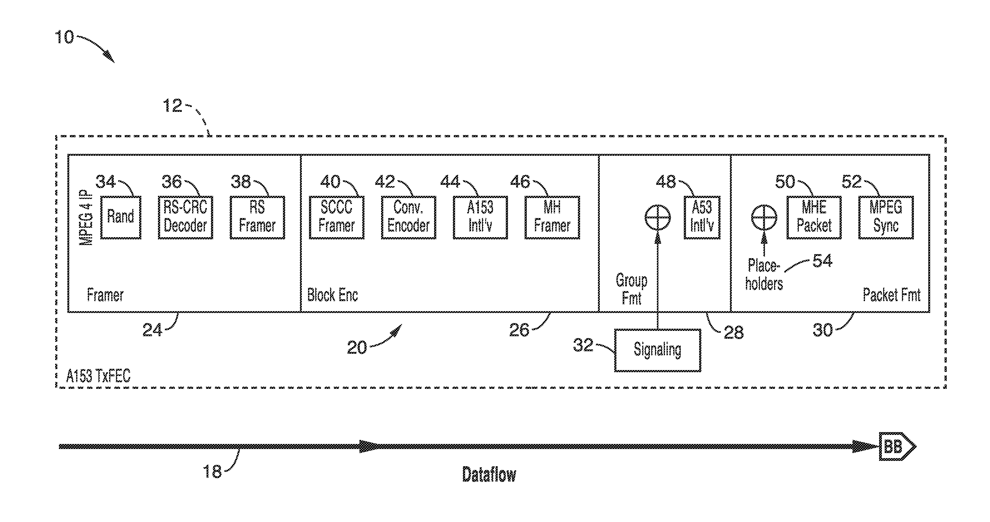 Combination a/53 and a/153 receiver using a hiho viterbi decoder