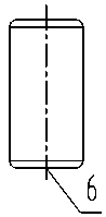 Column nail type high-pressure grinding roller roll surface and production method thereof