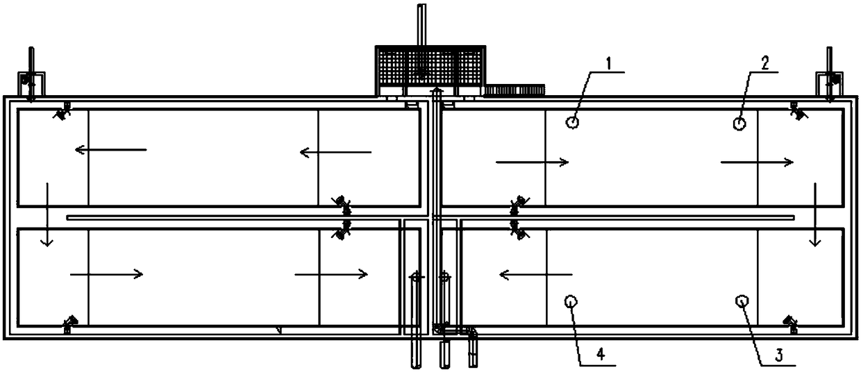 A method for improving the hydrolysis and acidification of petrochemical wastewater