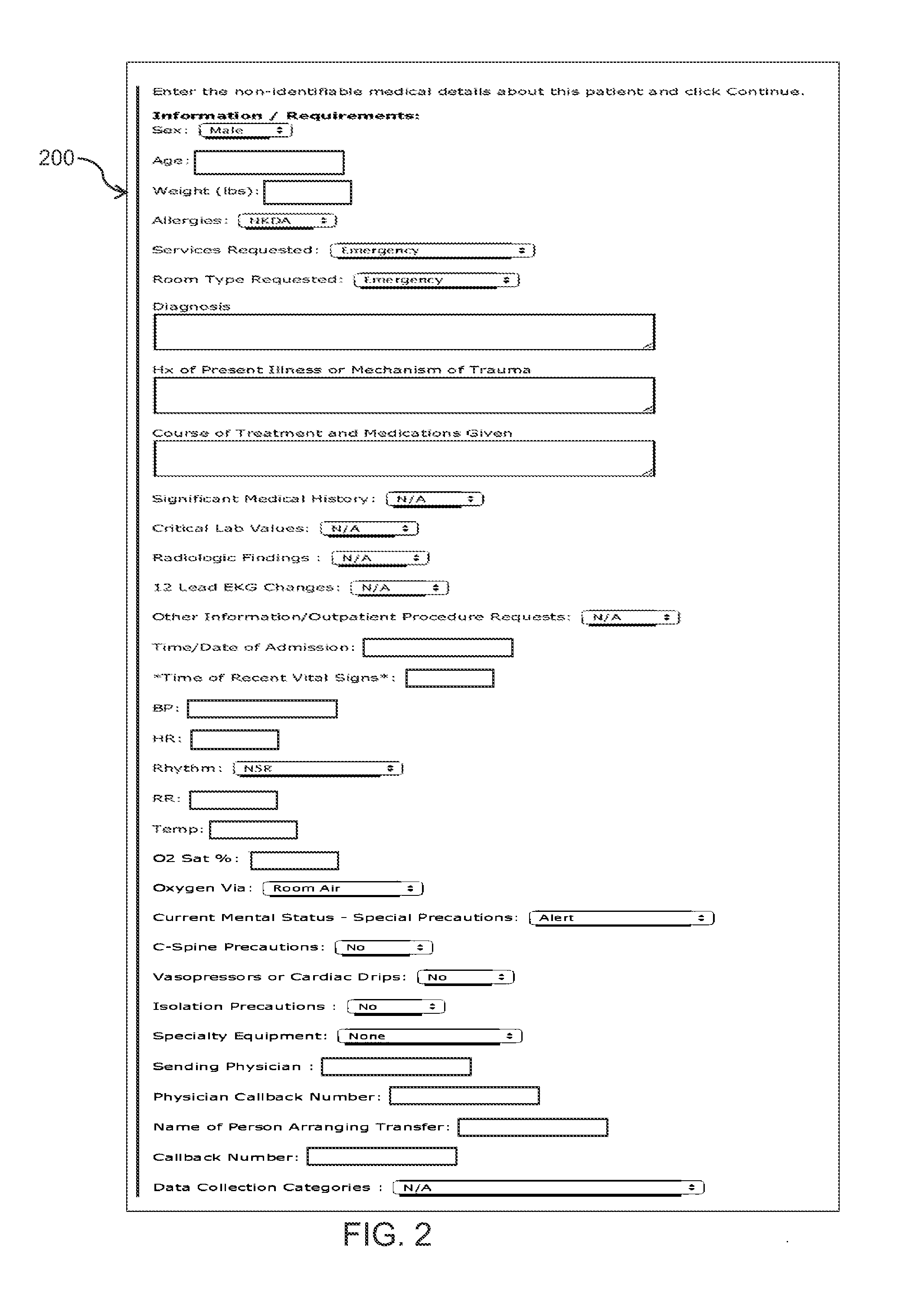 System and Method for Transferring Patients Between Hospitals