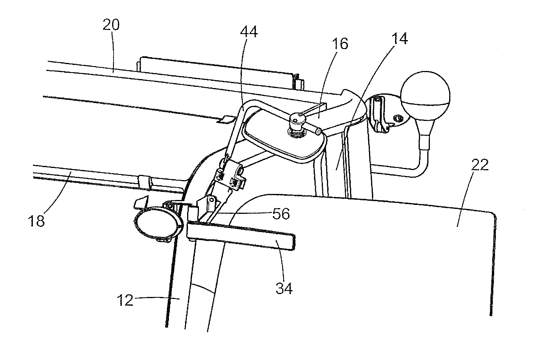 Utility Vehicle Rear-View Mirror