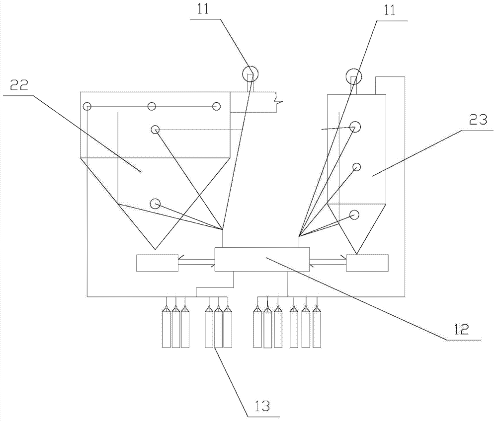 System and method for calcining cement clinker through lignite safely in large amount