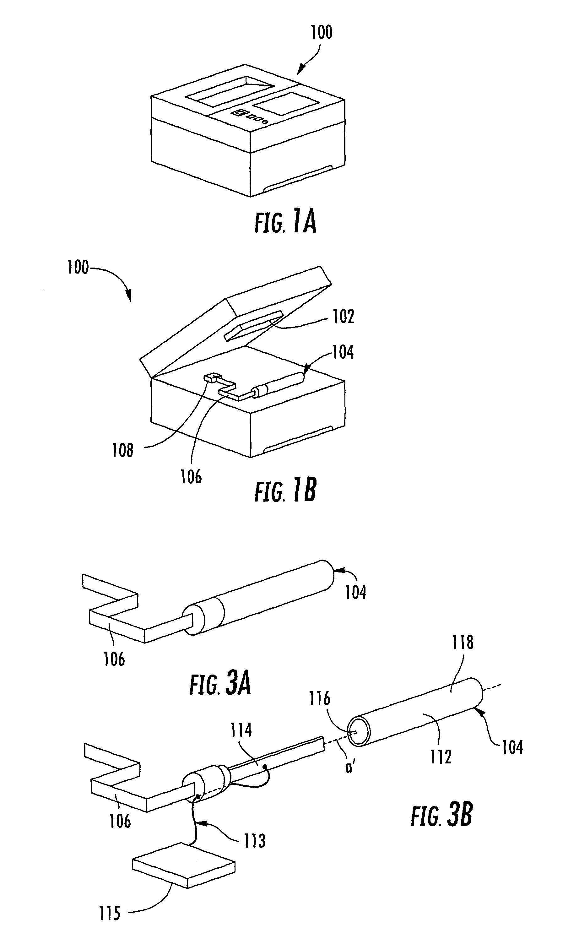 Platen incorporating an RFID coupling device