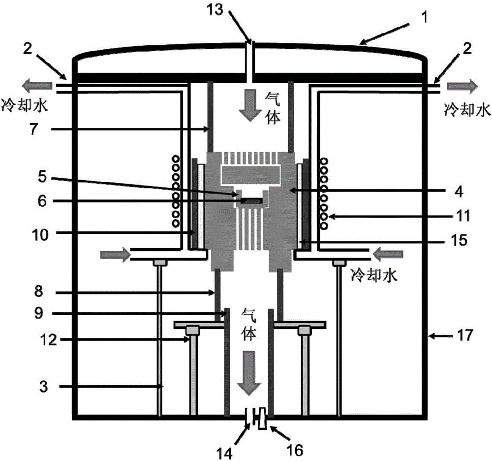 Device and method for preparing large-size high-quality graphene single crystal