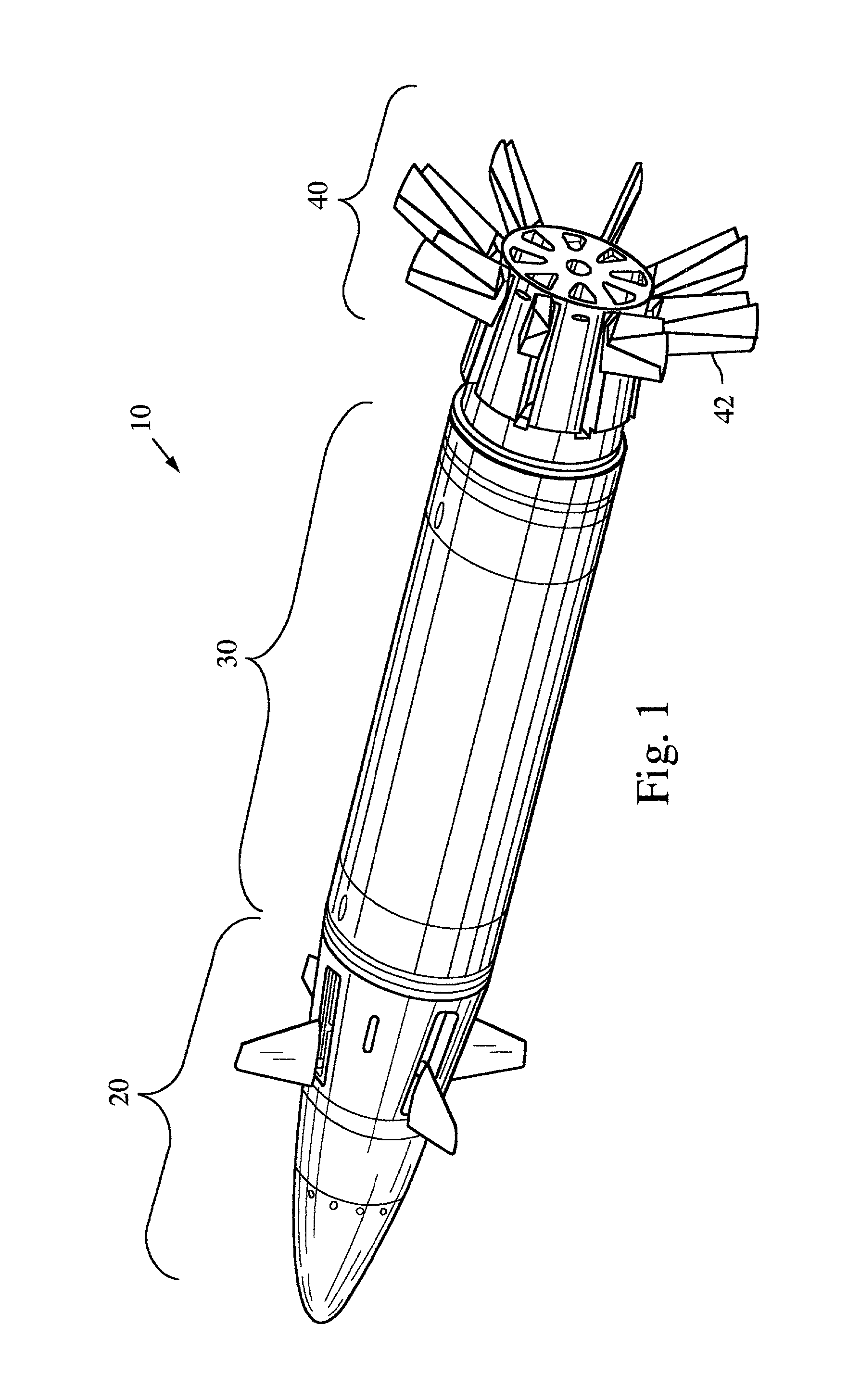 Precision guided extended range artillery projectile tactical base