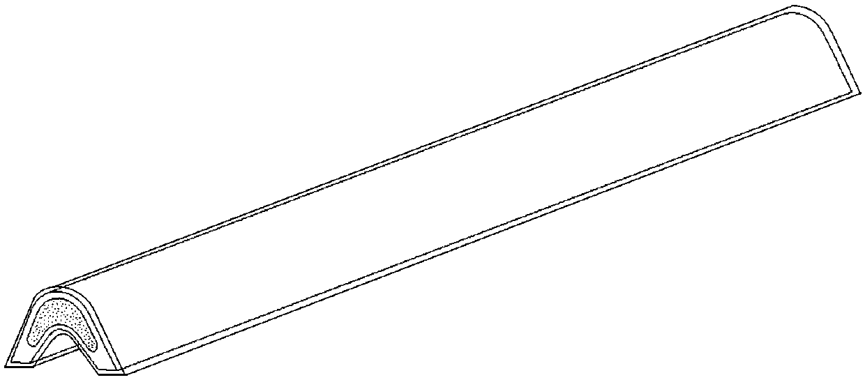 Method for protecting thin-wall energy gathering cutting ropes by using Parylene micro-nano films