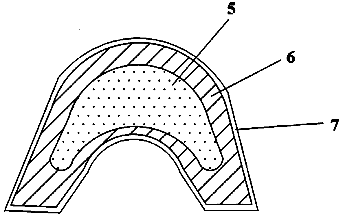 Method for protecting thin-wall energy gathering cutting ropes by using Parylene micro-nano films