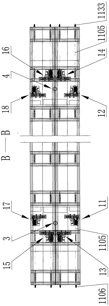 Ground and urban rail train lifting device