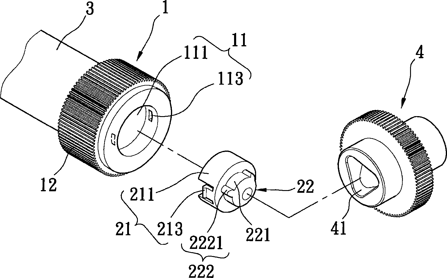 Photoreceptive drum connection assembly