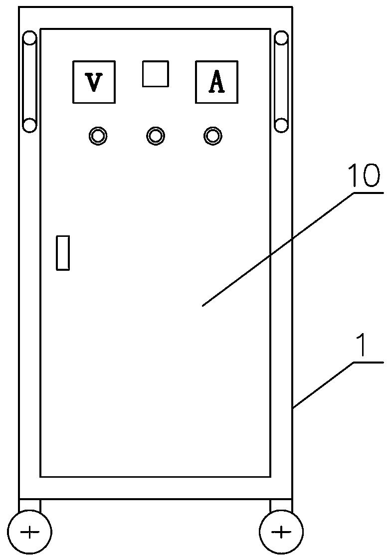 Automatic control circulating type peanut oil aflatoxin degrading machine