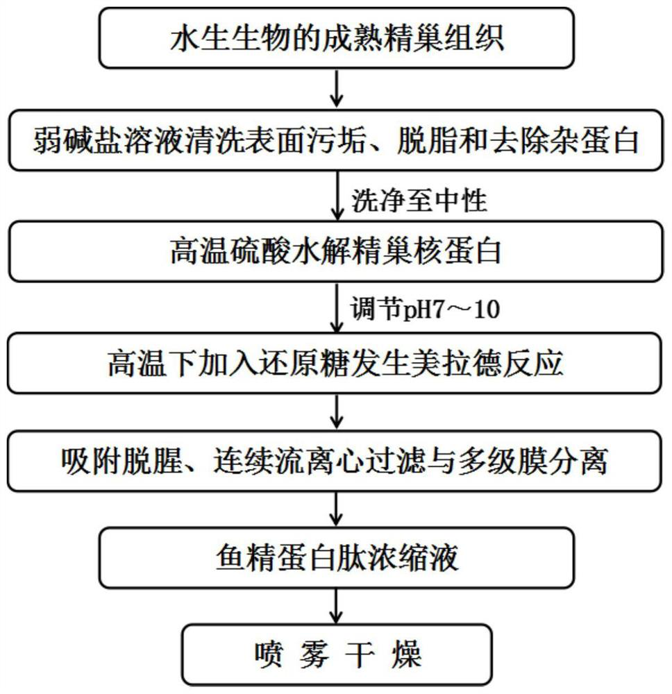 Large-scale preparation method of protamine peptide