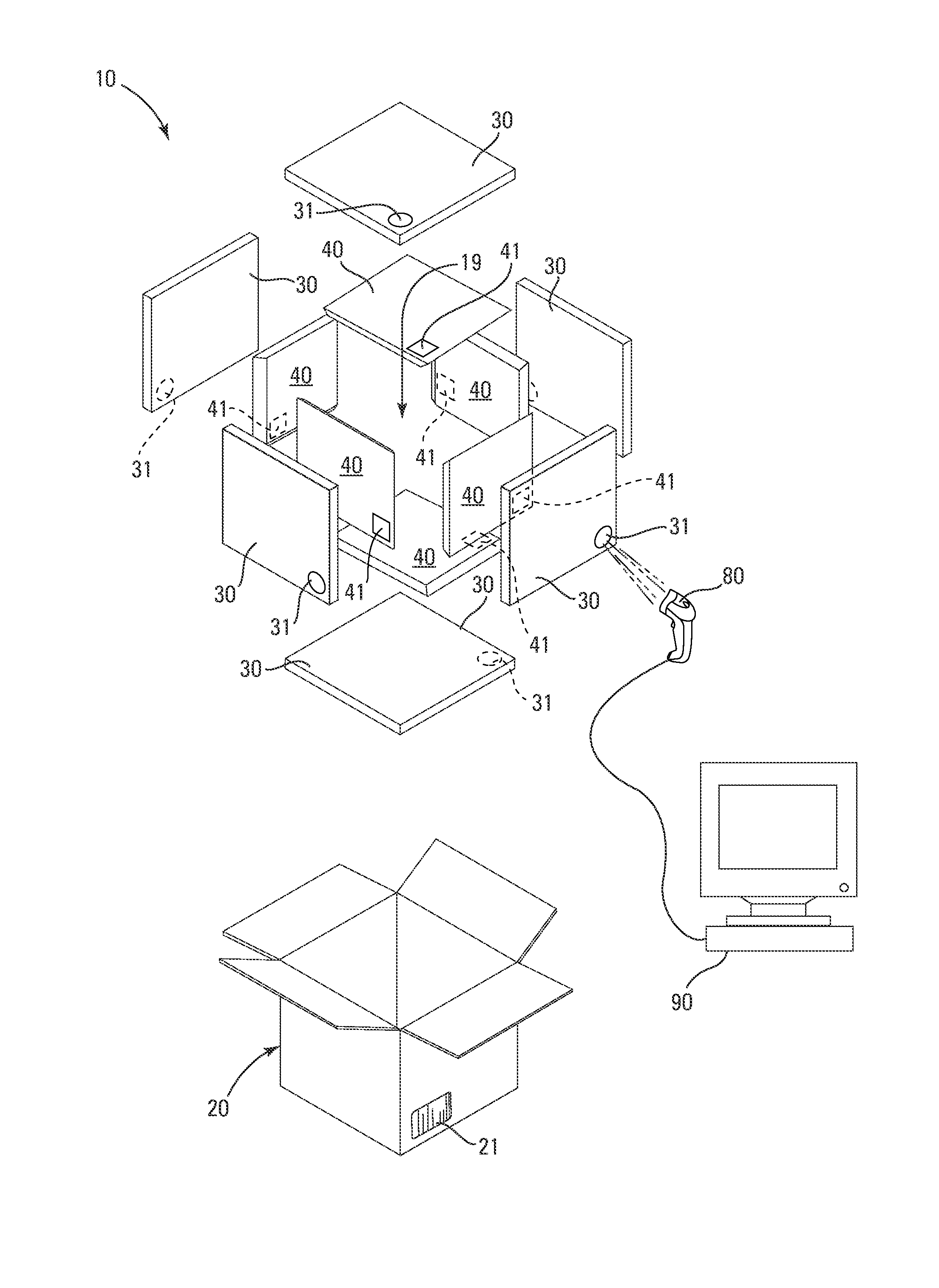 Scheduled component retirement system and method for shipping container components