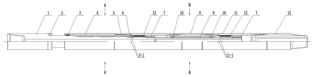 Bidirectional damping drilling tool pressurizing tool for well drilling