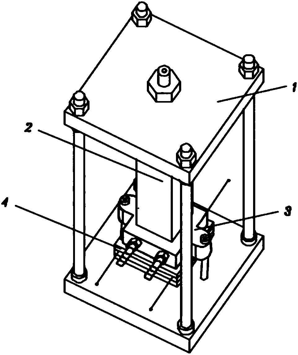 Thermoelectric performance test workbench of thermoelectric generation single module