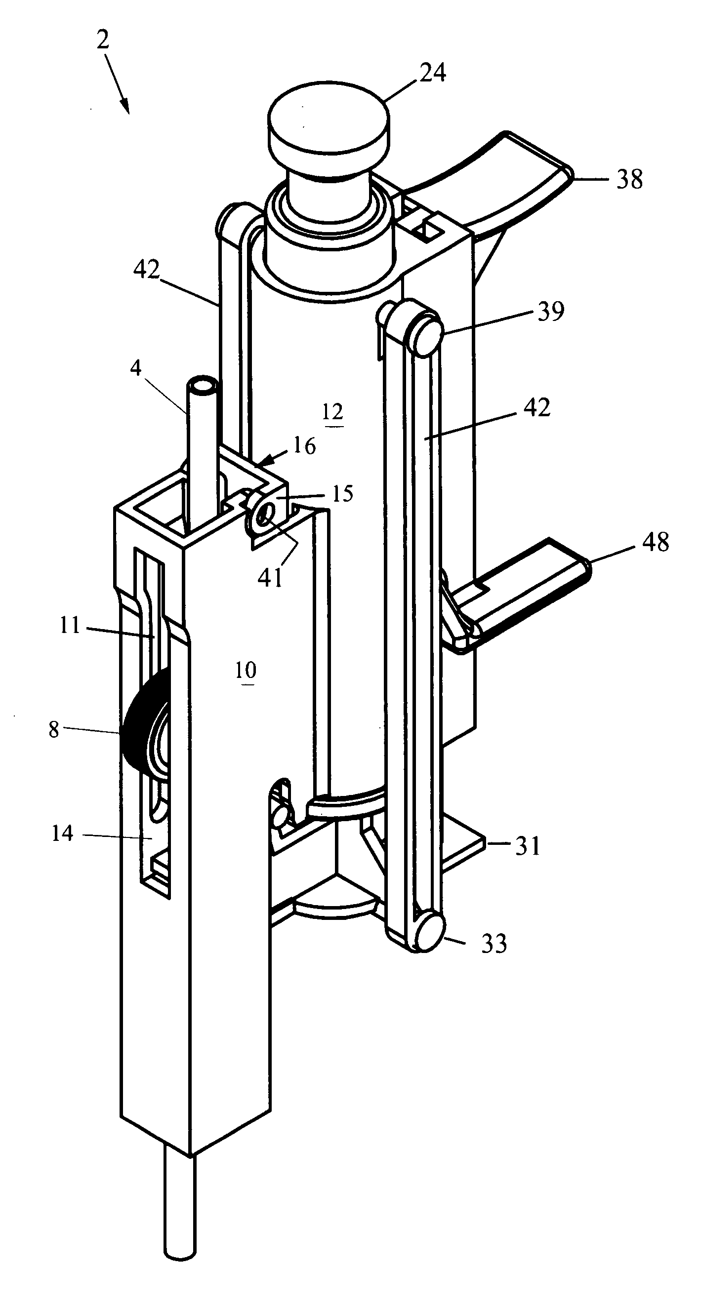 IV regulator with integral flushing mechanism