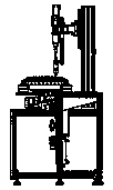 Barrel bottom flange automatic screw fixing equipment