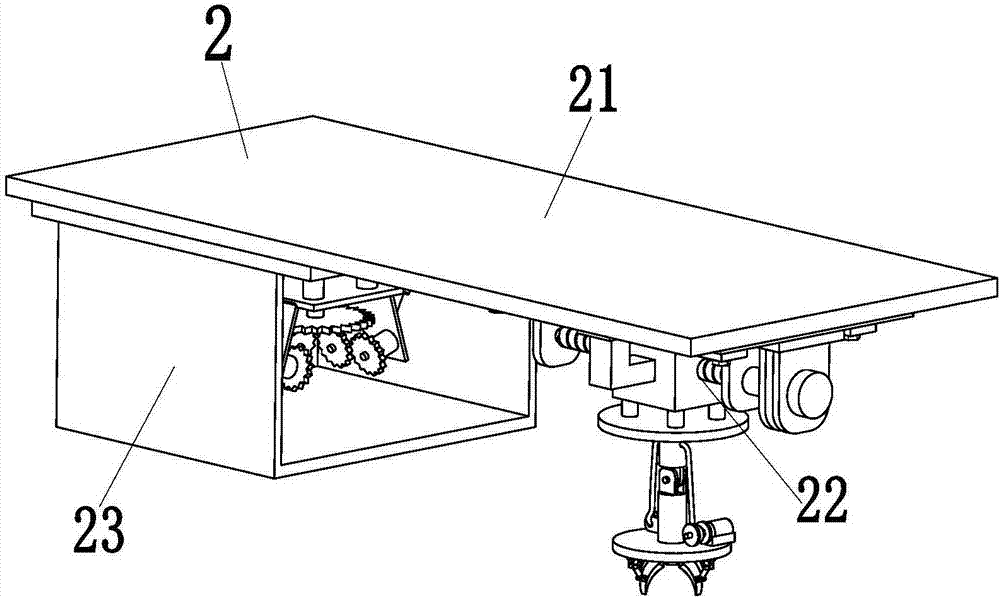 A track damping stone pusher with impurity removal function