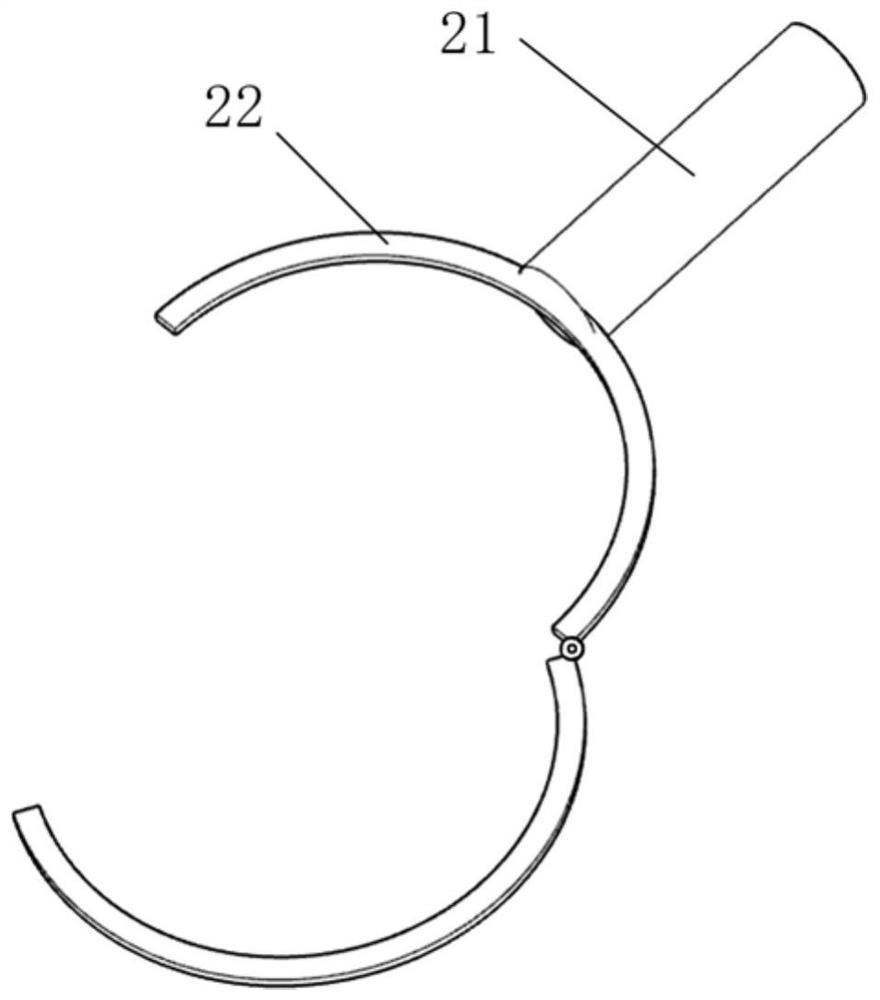 Cleaning device for soft tissue on surface of long bone