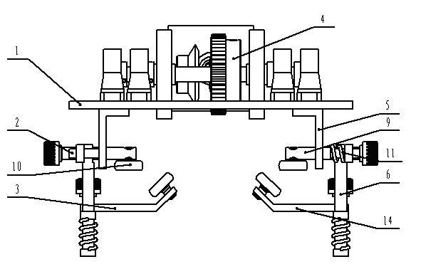 Trolley for detecting track of crane