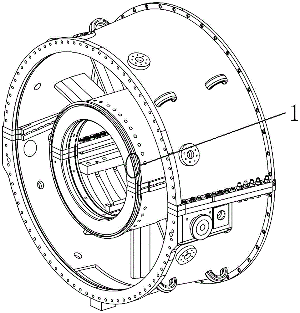 Rolling processing method of sealing tooth lobe of exhaust connection pipe