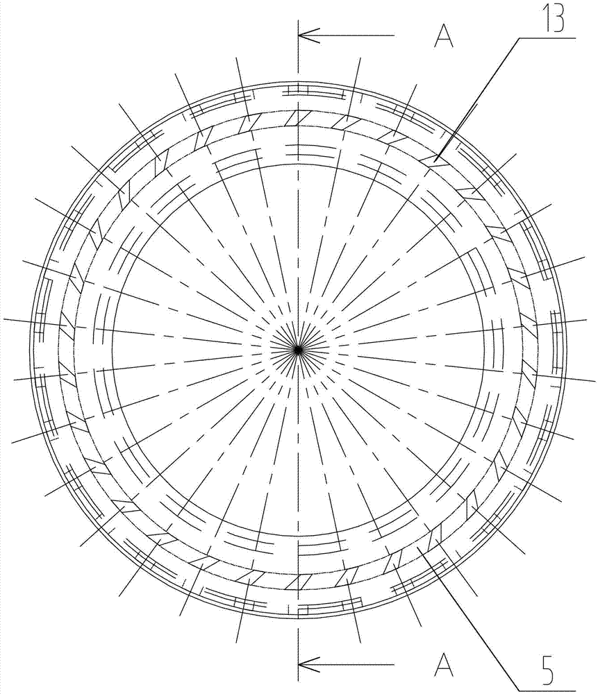 Method for realizing machining of combustion-compression ring bushes by using combustion-compression ring bush cutting clamp