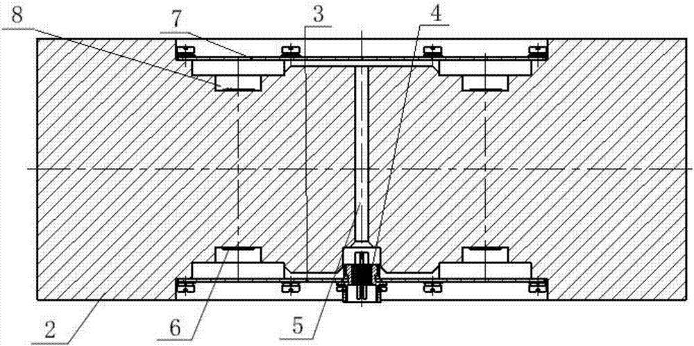 Brake input pressure measurement sensor for disc brake